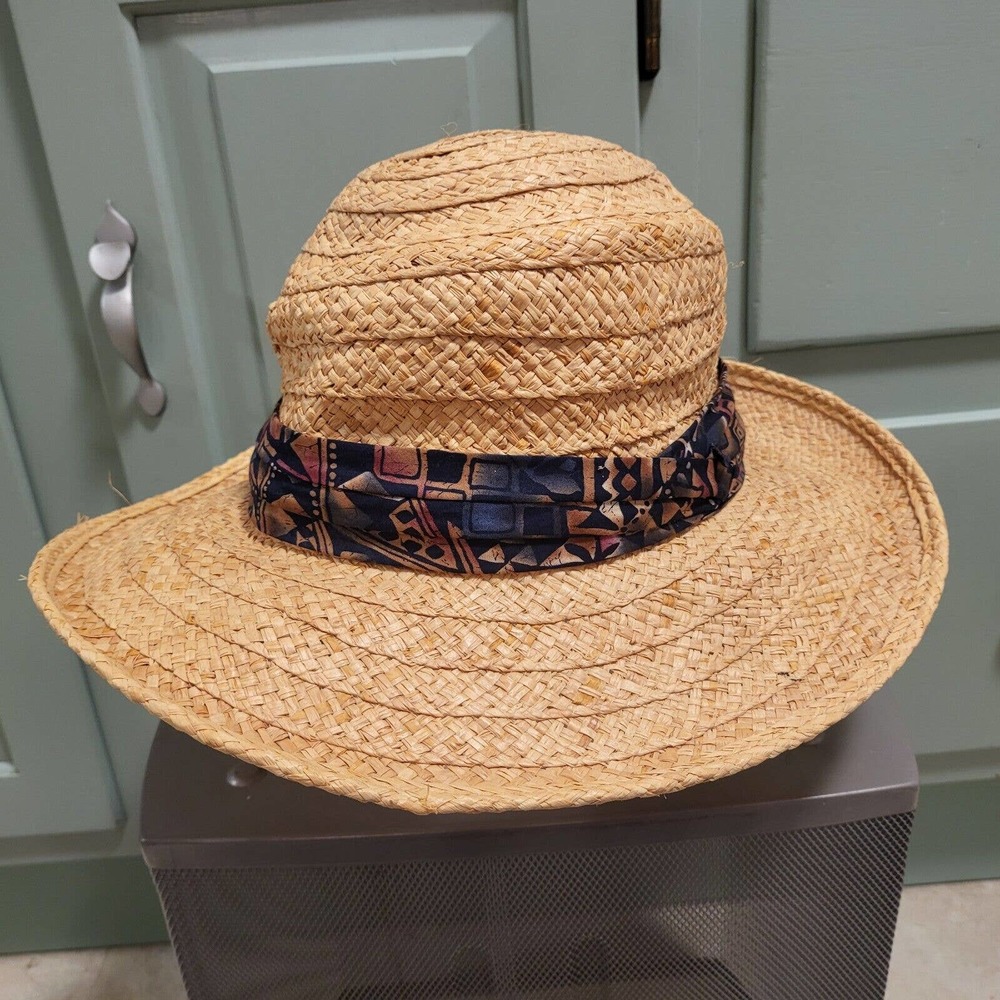 Scala Dorfman Pacific Company Handmade Panama Straw Hat Fedora